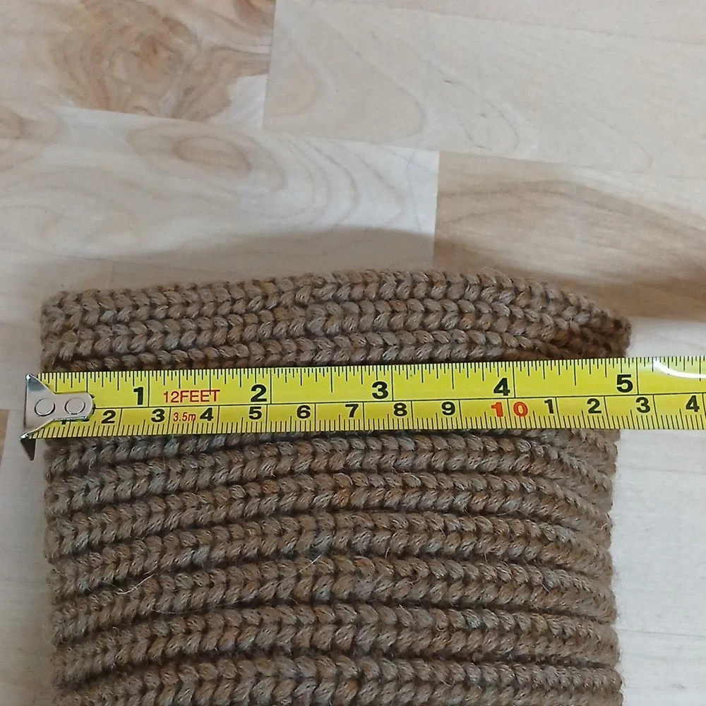UGG Knit Tan Mid Calf Boots Size 3